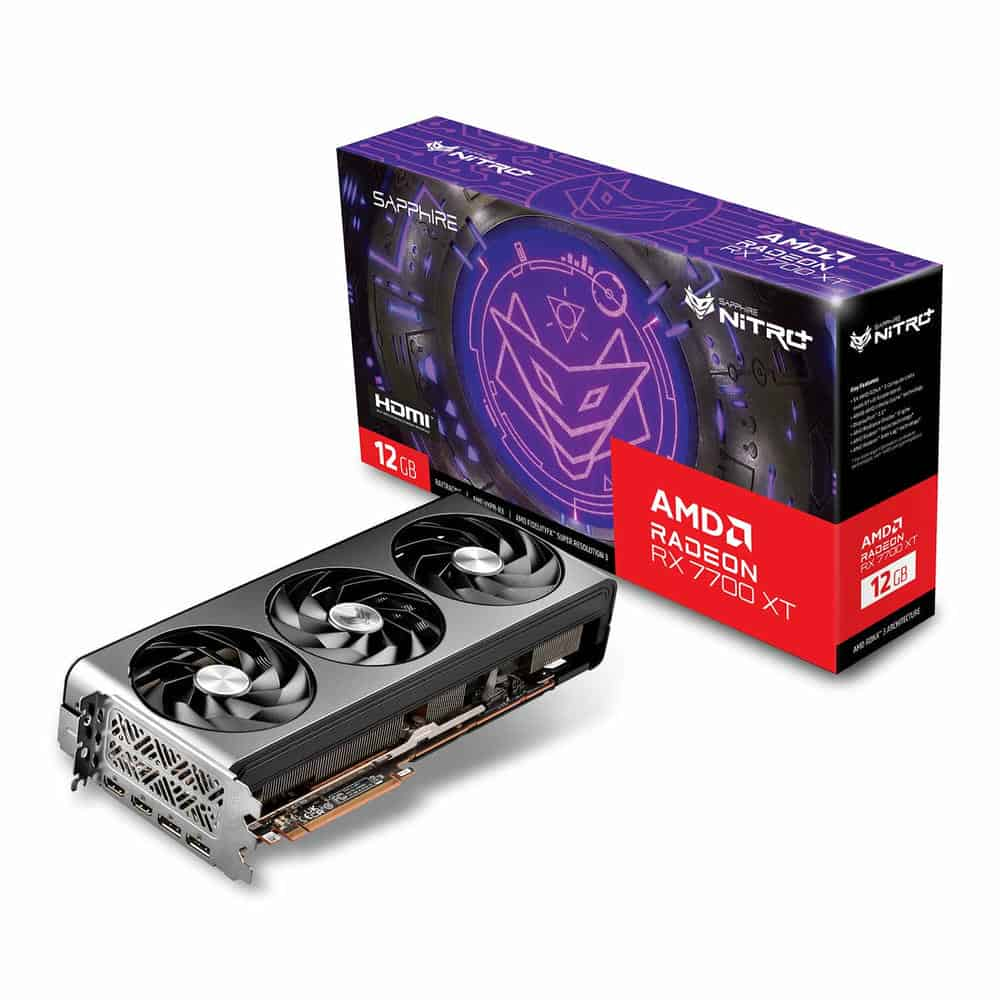 Sapphire AMD Radeon RX 7700 XT NITRO+ 12GB Graphics Card